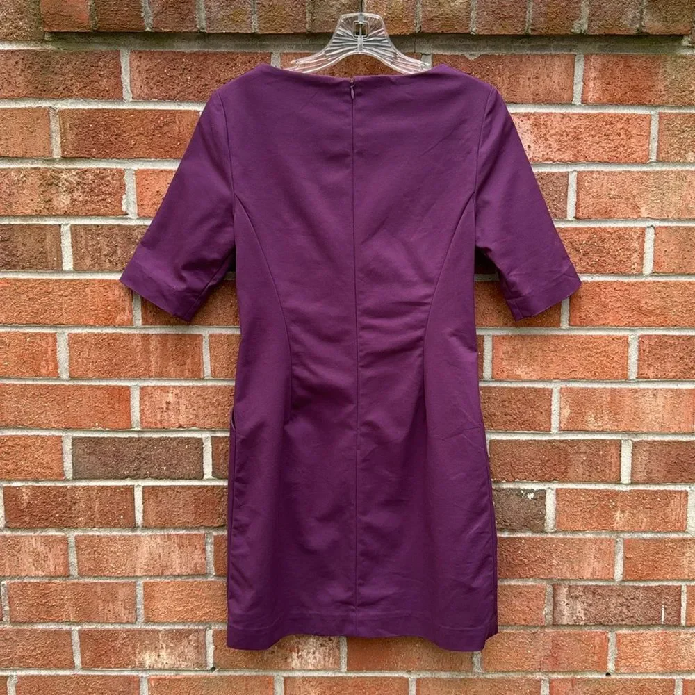 Kate Spade Saturday Shift Midi Dress sz 4 Purple